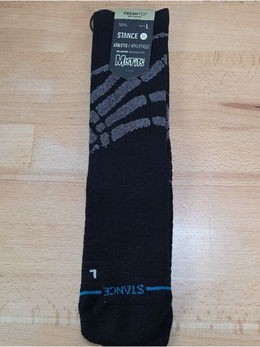 Stance Misfits Black Athletic Crew Socks